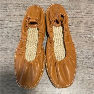 Saks Fifth Avenue Leather Espadrilles 39 EU‎